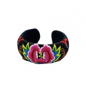 Bracelet broderie Miao au...