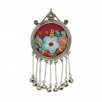 Pendentif broderie Miao...